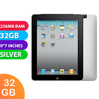 Apple iPad 1 Wifi + Cellular (32GB, Silver) - Grade (Excellent)
