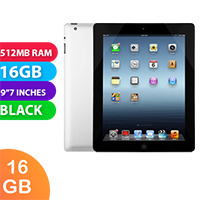 Apple iPad 2 Wifi + Cellular (16GB, Black) - Grade (Excellent)