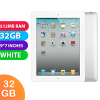Apple iPad 2 Wifi (32GB, White) Australian stock - As New