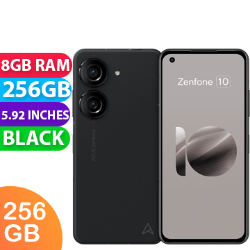 New Asus Zenfone 10 Dual SIM 5G 8GB RAM 256GB Black (FREE INSURANCE + 1 YEAR AUSTRALIAN WARRANTY)