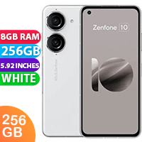 New Asus Zenfone 10 Dual SIM 5G 8GB RAM 256GB White (FREE INSURANCE + 1 YEAR AUSTRALIAN WARRANTY)