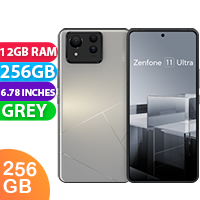 New Asus Zenfone 11 Ultra 5G 12GB RAM 256GB Misty Gray (FREE INSURANCE + 1 YEAR AUSTRALIAN WARRANTY)