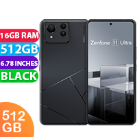 New Asus Zenfone 11 Ultra 5G 16GB RAM 512GB Eternal Black (FREE INSURANCE + 1 YEAR AUSTRALIAN WARRANTY)