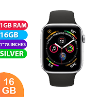 Apple Watch Series 4 Stainless Steel (44mm, Silver, Cellular) - Grade (Excellent)