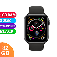 Apple Watch Series 5 Stainless Steel (44mm, Black, Cellular) - Grade (Excellent)