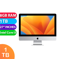 Apple iMac 2017 5K (i5 3.4Ghz, 8GB RAM, 1TB Fusion Drive, 27inc) - Refurbished (Excellent)