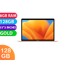 Apple Macbook Air 2018 (i5, 8GB RAM, 128GB, 13", Gold) - Refurbished (Excellent)