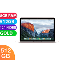 Apple Macbook 2017 (M5, 8GB RAM, 512GB, 12", Retina, Gold) - Refurbished (Excellent)