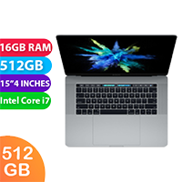 Apple Macbook Pro 2017 (i7, 16GB RAM, 512GB, 15", Touch Bar) - Refurbished (Excellent)