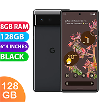Google Pixel 6 5G (128GB, Stormy Black) Australian Stock - As New
