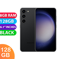 Samsung Galaxy S23 (128GB, Black) - Refurbished (Excellent)