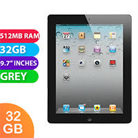 Apple iPad 2 Cellular (32GB, Grey) Australian stock - As New