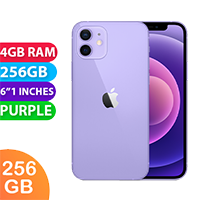 Apple iPhone 12 (256GB, Purple) Australian Stock - As New