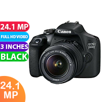 New Canon EOS 2000D Kit EF-S 18-55mm f/3.5-5.6 DC III Digital SLR Camera (FREE INSURANCE + 1 YEAR AUSTRALIAN WARRANTY)
