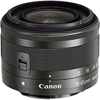New Canon EF-M 15-45mm f/3.5-6.3 IS STM Lens (Graphite) (1 YEAR AU WARRANTY + PRIORITY DELIVERY)