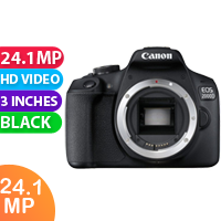 New Canon EOS 2000D Body Digital SLR Camera Black (FREE INSURANCE + 1 YEAR AUSTRALIAN WARRANTY)