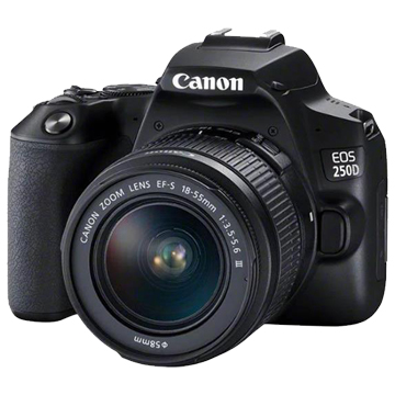 New Canon EOS 250D Kit 18-55 III Digital Cameras Black (1 YEAR AU WARRANTY + PRIORITY DELIVERY)