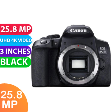 New Canon EOS 850D Camera (Body Only) (1 YEAR AU WARRANTY + PRIORITY DELIVERY)