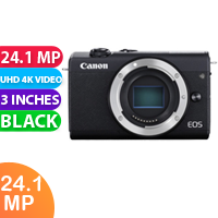New Canon EOS M200 Body Only Black (1 YEAR AU WARRANTY + PRIORITY DELIVERY)