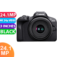 New Canon EOS R100 Mirrorless Camera with 18-45mm Lens (No Adapter) (FREE INSURANCE + 1 YEAR AUSTRALIAN WARRANTY)