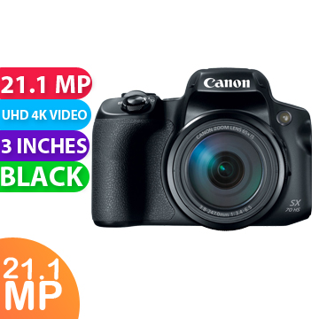 New Canon PowerShot SX70 HS Digital Camera (FREE INSURANCE + 1 YEAR AUSTRALIAN WARRANTY)