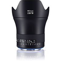 New Carl Zeiss Milvus ZE 2.8/18mm (Canon) (1 YEAR AU WARRANTY + PRIORITY DELIVERY)