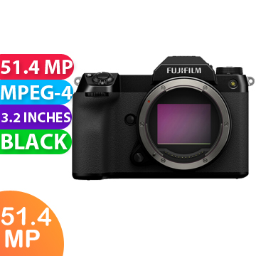 New Fujifilm GFX 50S Mark II Mirrorless Camera Body Only (FREE INSURANCE + 1 YEAR AUSTRALIAN WARRANTY)