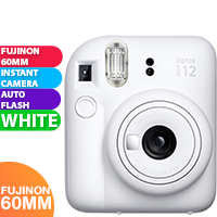 New FUJIFILM INSTAX MINI 12 Instant Film Camera (Clay White) (1 YEAR AU WARRANTY + PRIORITY DELIVERY)