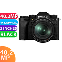 New FUJIFILM X-T5 Mirrorless Camera with 18-55mm Lens (Black) (FREE INSURANCE + 1 YEAR AUSTRALIAN WARRANTY)