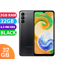 New Samsung Galaxy A04S Dual SIM 3GB RAM 32GB Black (1 YEAR AU WARRANTY + PRIORITY DELIVERY)