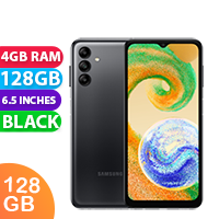 New Samsung Galaxy A04S Dual SIM 4GB RAM 128GB Black (1 YEAR AU WARRANTY + PRIORITY DELIVERY)