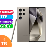 New Samsung Galaxy S24 Ultra 5G 12GB RAM 1TB Titanium Grey (1 YEAR AU WARRANTY + PRIORITY DELIVERY)