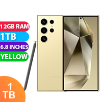 New Samsung Galaxy S24 Ultra 5G 12GB RAM 1TB Titanium Yellow (1 YEAR AU WARRANTY + PRIORITY DELIVERY)