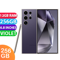New Samsung Galaxy S24 Ultra 5G 12GB RAM 256GB Titanium Violet (1 YEAR AU WARRANTY + PRIORITY DELIVERY)