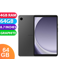 New Samsung Galaxy Tab A9 8.7 Cellular 4GB RAM 64GB Graphite (1 YEAR AU WARRANTY + PRIORITY DELIVERY)