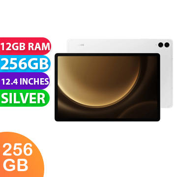 New Samsung Galaxy Tab S9 FE+ Wifi 12GB RAM 256GB Silver (1 YEAR AU WARRANTY + PRIORITY DELIVERY)