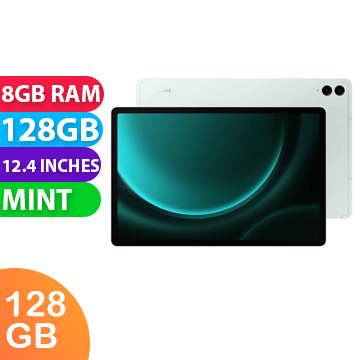 New Samsung Galaxy Tab S9 FE+ Wifi 8GB RAM 128GB Mint (FREE INSURANCE + 1 YEAR AUSTRALIAN WARRANTY)