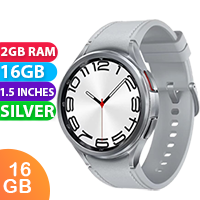 New Samsung Galaxy Watch Series 6 Classic LTE R965 47mm Silver (1 YEAR AU WARRANTY + PRIORITY DELIVERY)