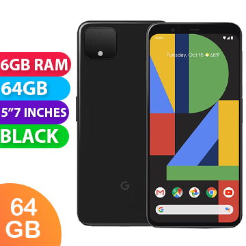 Google Pixel 4 (64GB, Black) Australian Stock - As New