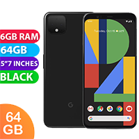 Google Pixel 4 (64GB, Black) Australian Stock - Refurbished (Excellent)