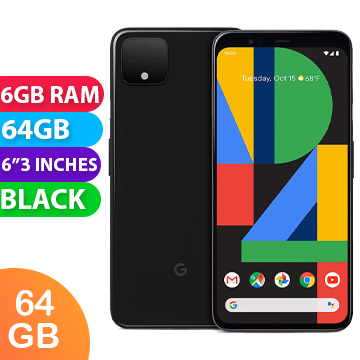 Google Pixel 4 XL (64GB, Black) - As New