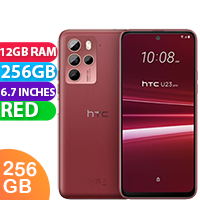 New HTC U23 Pro Dual SIM 5G 12GB RAM 256GB Red (FREE INSURANCE + 1 YEAR AUSTRALIAN WARRANTY)