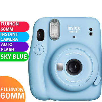 New Fujifilm Instax Mini 11 Camera Sky Blue (1 YEAR AU WARRANTY + PRIORITY DELIVERY)