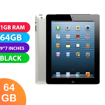 Apple iPad 3 Wifi (64GB, Black) - Grade (Excellent)