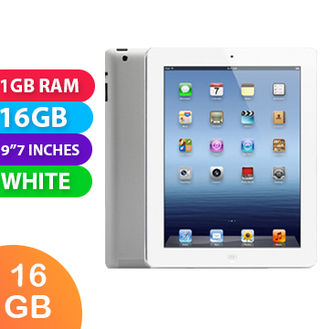 Apple iPad 3 Wifi (16GB, White) - Grade (Excellent)