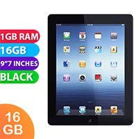 Apple iPad 4 Wifi + Cellular (16GB, Black) - Grade (Excellent)