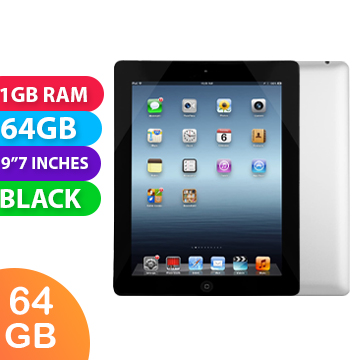 Apple iPad 4 64GB Wifi + Cellular Black - Grade (Excellent)