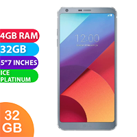 LG G6 (32GB, Ice Platinum) - Grade (Excellent)