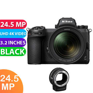 New Nikon Z6 II Mirrorless Digital Camera with 24-70mm f/4 Lens and FTZ Adapter Kit (1 YEAR AU WARRANTY + PRIORITY DELIVERY)