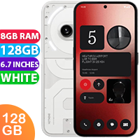 New Nothing Phone (2a) Dual SIM 5G 8GB RAM 128GB White (FREE INSURANCE + 1 YEAR AUSTRALIAN WARRANTY)